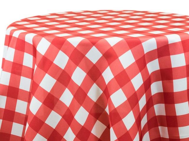 Rental store for RED CHECK LINEN in Tupelo MS