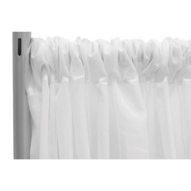 Rental store for DRAPE, 12  WHITE SHEER VOILE in Tupelo MS