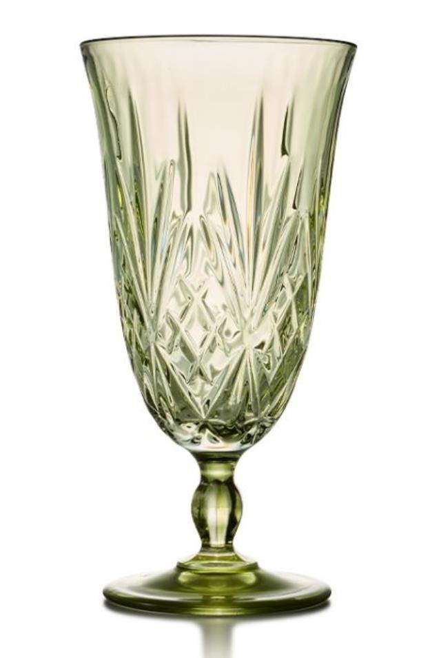 Rental store for GLASS MELODIA MOSS GOBLET in Tupelo MS