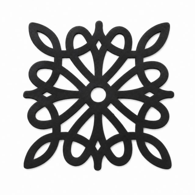Rental store for CHARGER PLACEMAT, BLACK SQ MEDALLION in Tupelo MS