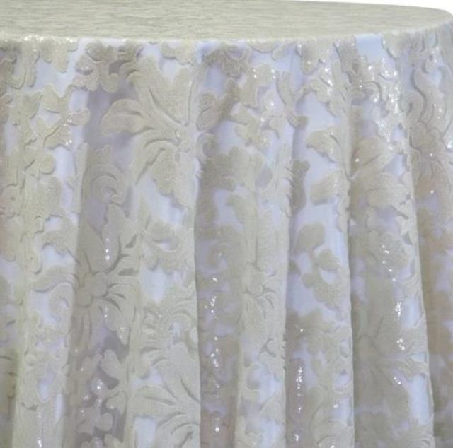 Rental store for IVORY MILAN LACE LINEN in Tupelo MS