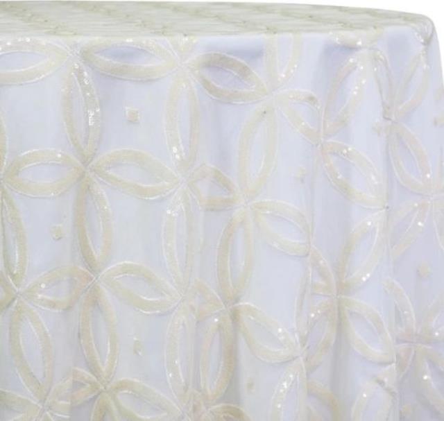 Rental store for IVORY DELANO SEQUIN LINEN in Tupelo MS
