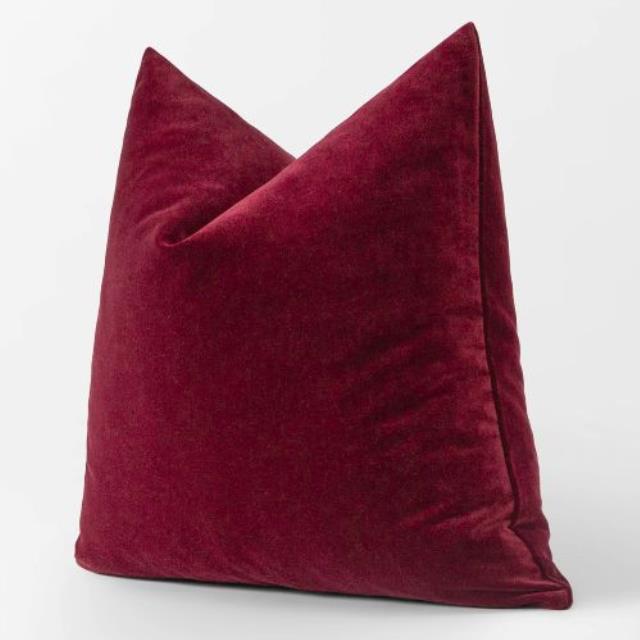 Rental store for PILLOW COVER, 18 BURGUNDY VELVET in Tupelo MS