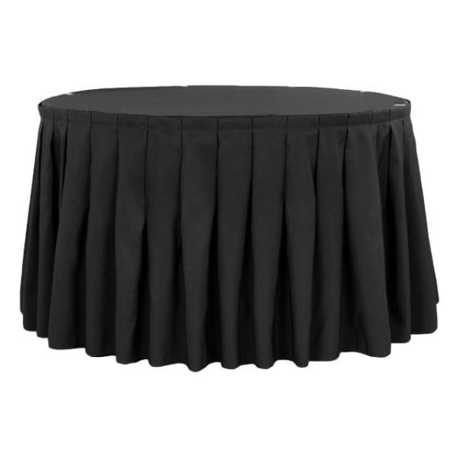 Rental store for TABLE SKIRT, BLACK 14 in Tupelo MS